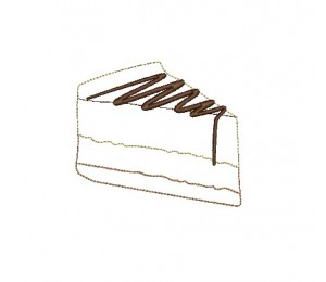 Stickdatei Schokokuchen